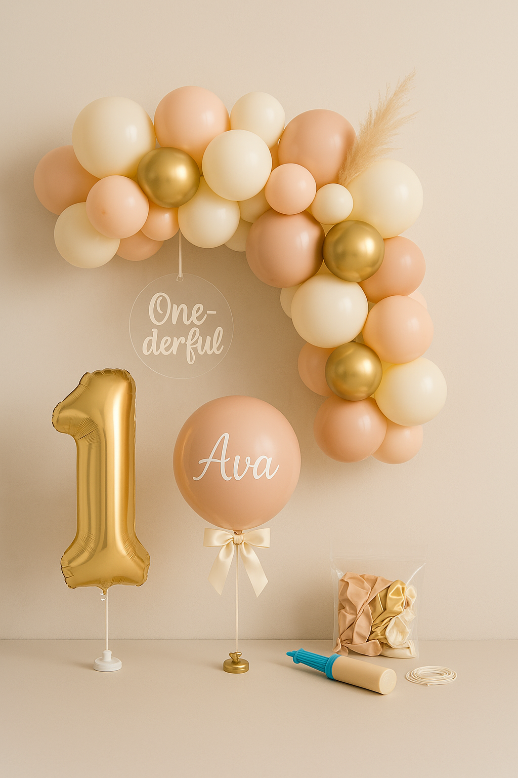One-derful Birthday Balloon Kit