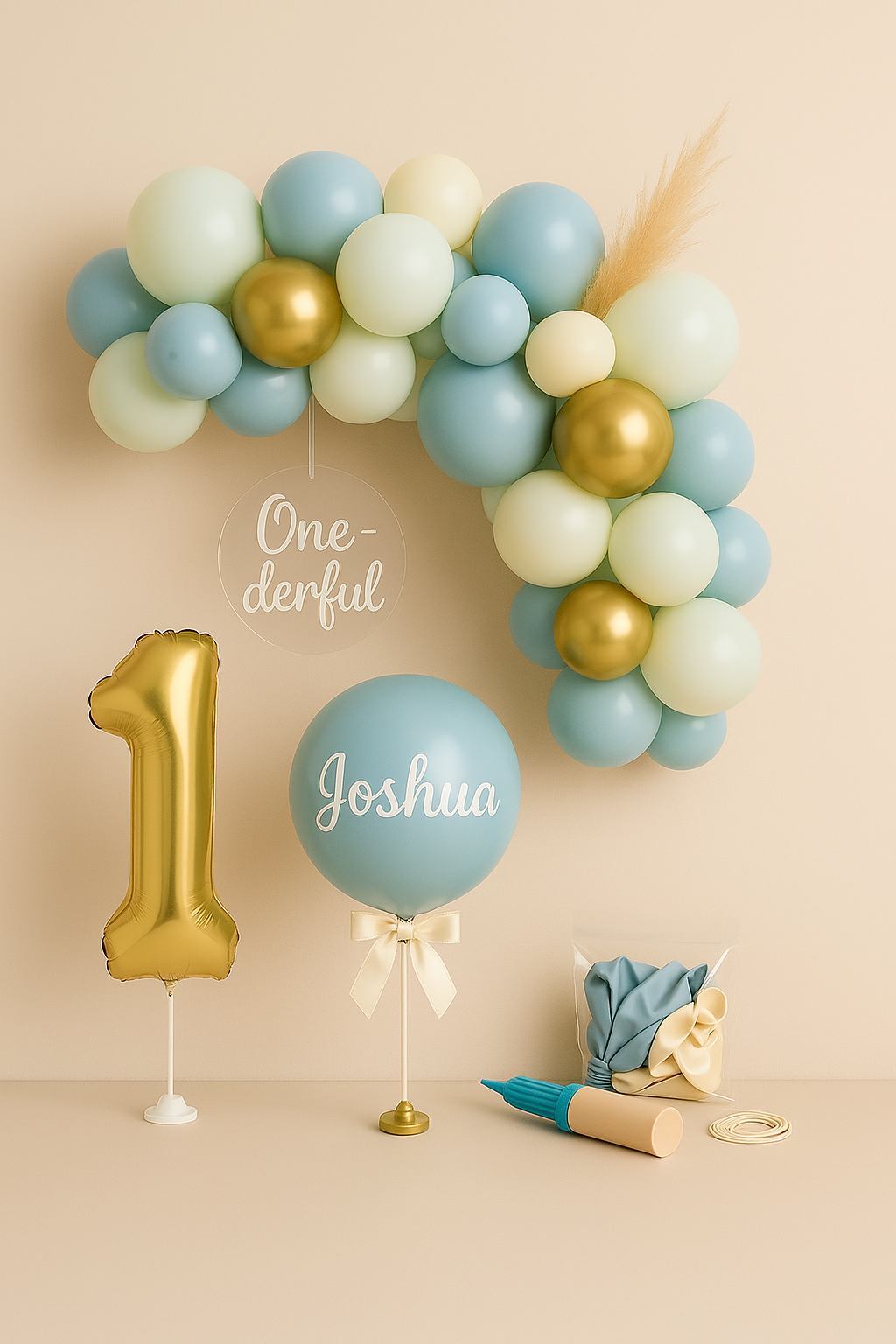 One-derful Birthday Balloon Kit